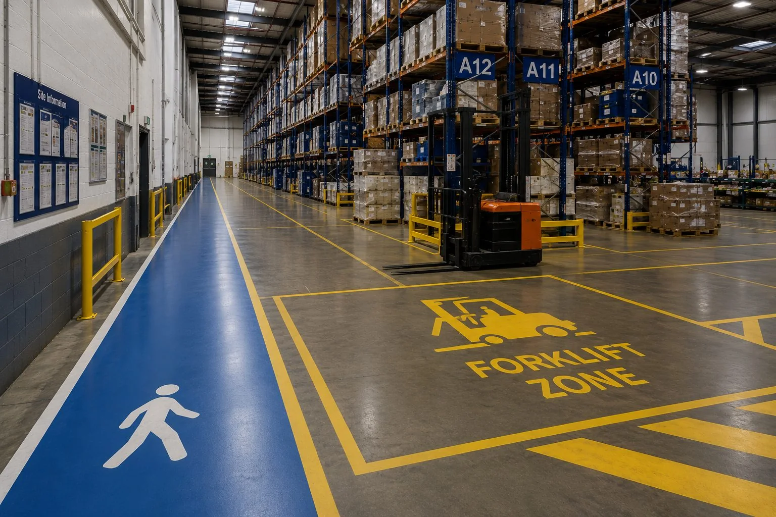 Ulteum Marking line marking works on a live site
